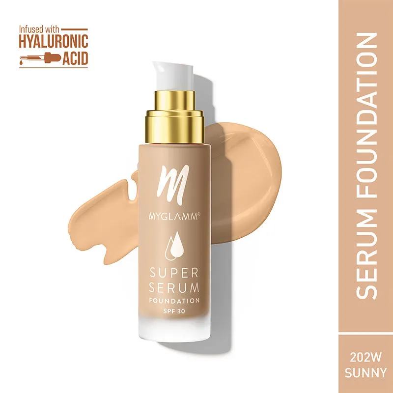 MyGlamm Super Serum Foundation - 202W Sunny