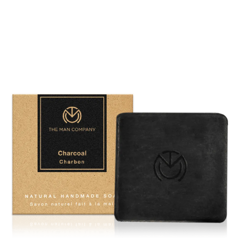 The Man Company Charcoal Soap Bar - Black