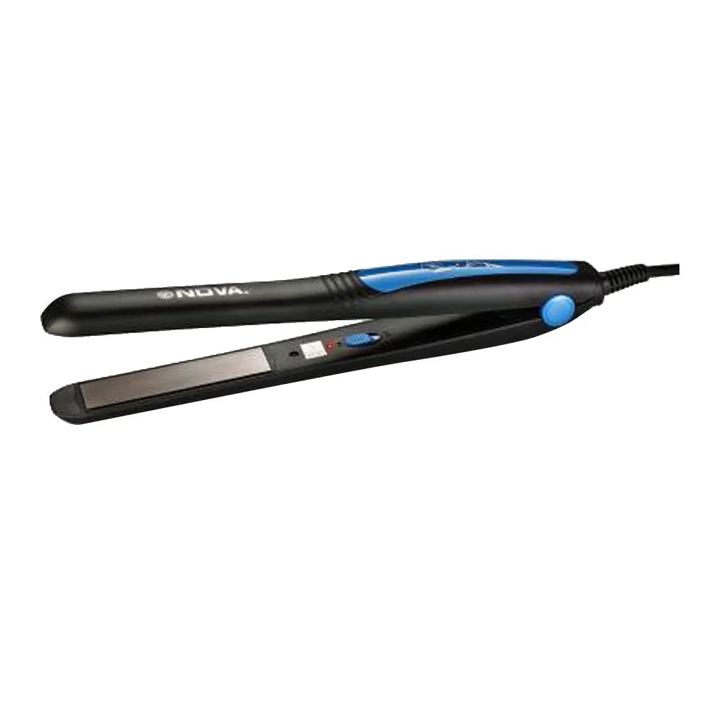 Nova NHS 841 Selfie Hair Straightener for Women (Blue)