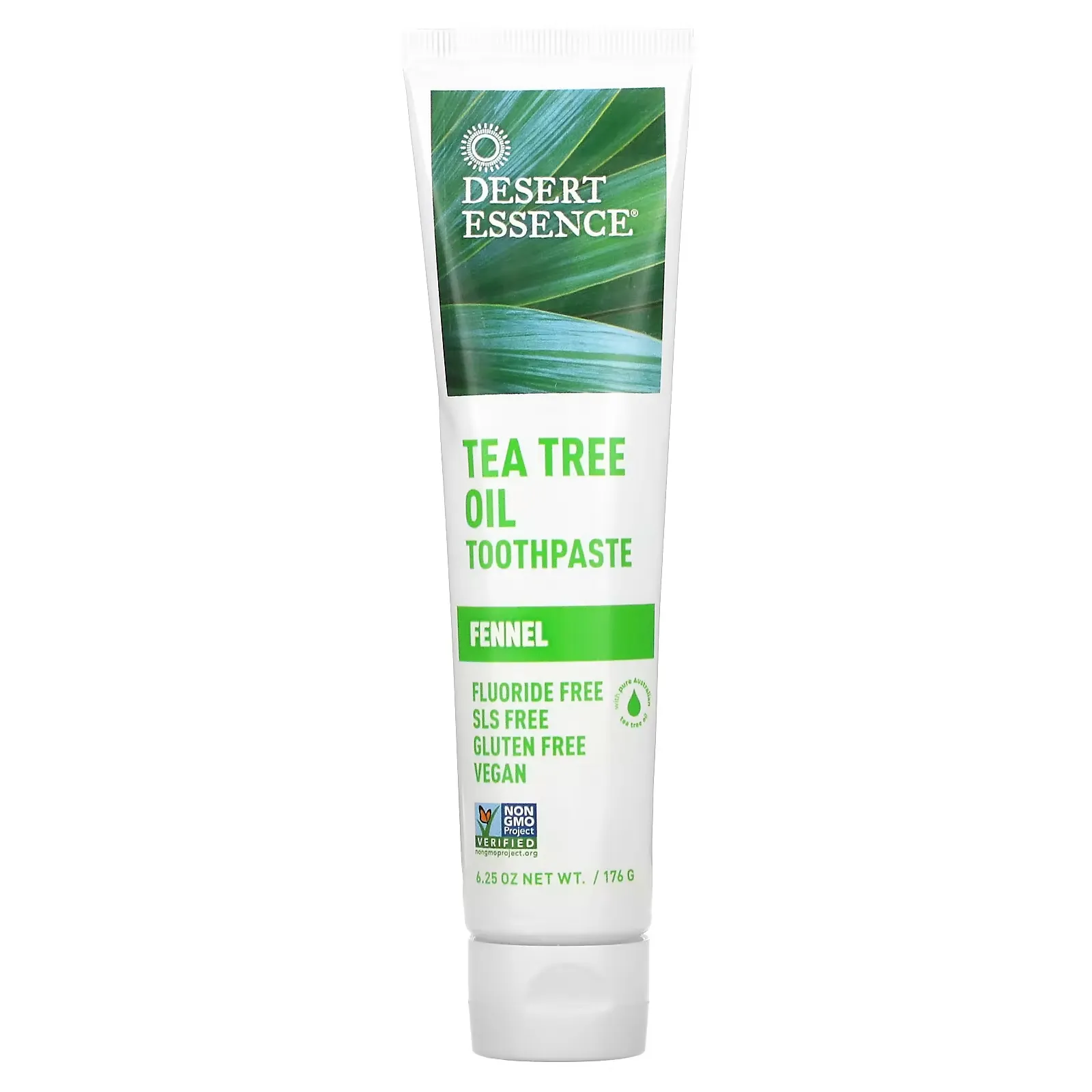 Tea Tree Oil Toothpaste, Fennel, 6.25 oz (176 g)