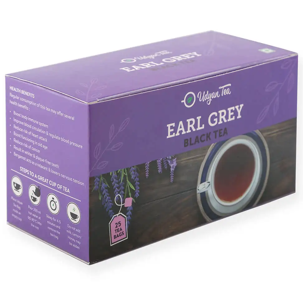 Udyan Earl Grey Black Tea,  Bergamot  100 Tea Bag(s)