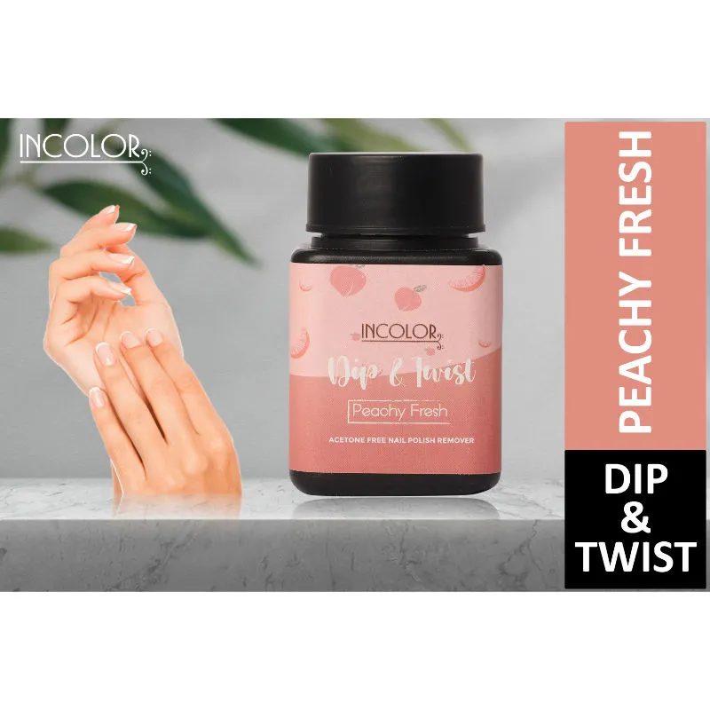 Incolor Dip & Twist Nail Enamel Remover - Peachy Fresh 02