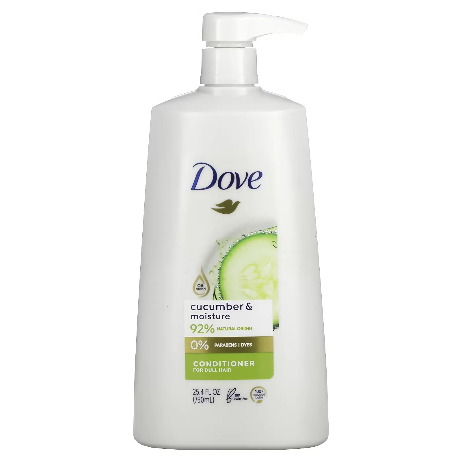 Cucumber & Moisture Conditioner, For Dull Hair, 25.4 fl oz (750 ml)