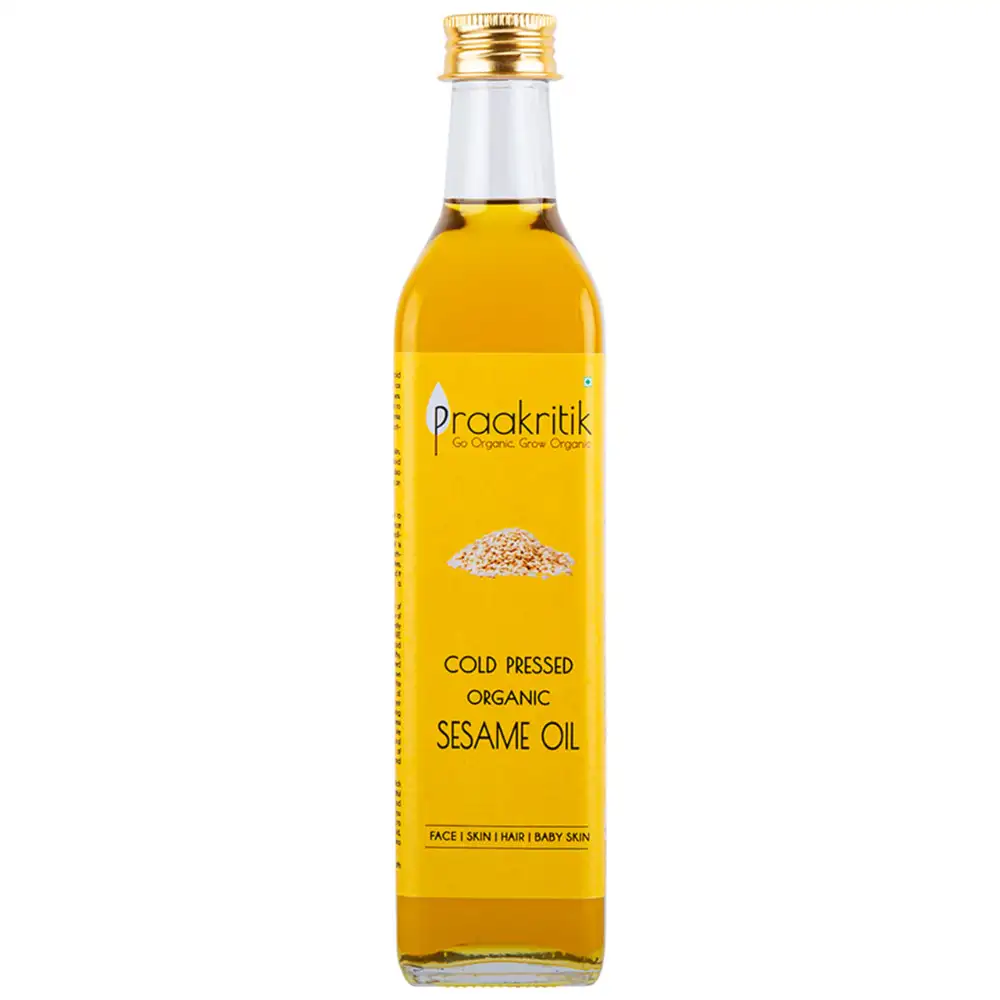 Praakritik Organic Cold Pressed Sesame Oil,  500 ml