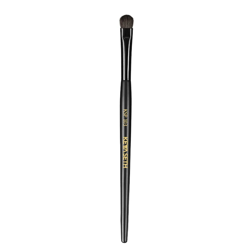 Keya Seth Professional Flat Eyeshadow Brush with Premium Quality Thin Straight Nylon Bristles