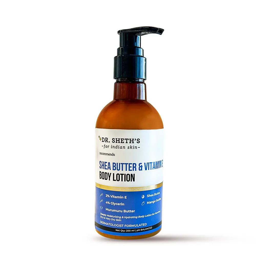 Dr. Sheth’s Shea Butter & Vitamin E Body Lotion - 200ml