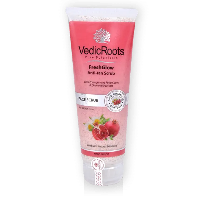 VedicRoots Freshglow Anti-Tan Face Scrub