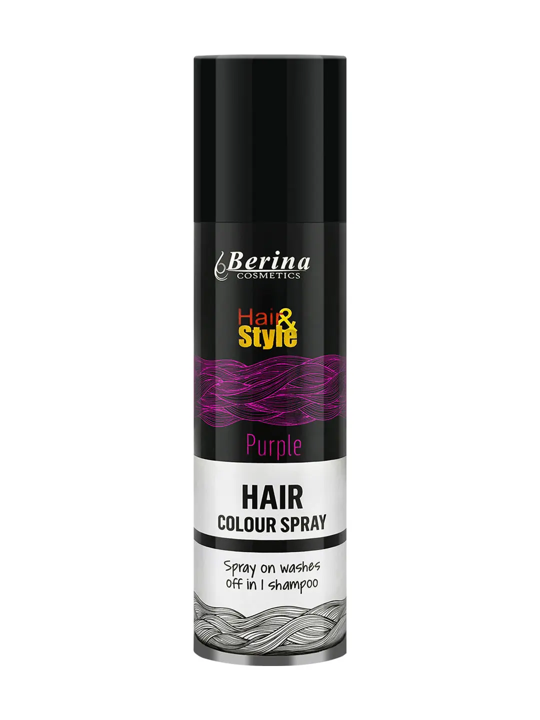 Berina Purple Hair Color Spray (150 ml)