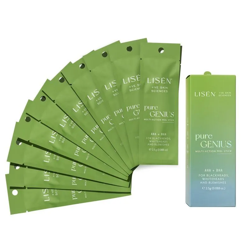 LISEN Pure Genius Multi-Action Peel Stick - Pack of 10