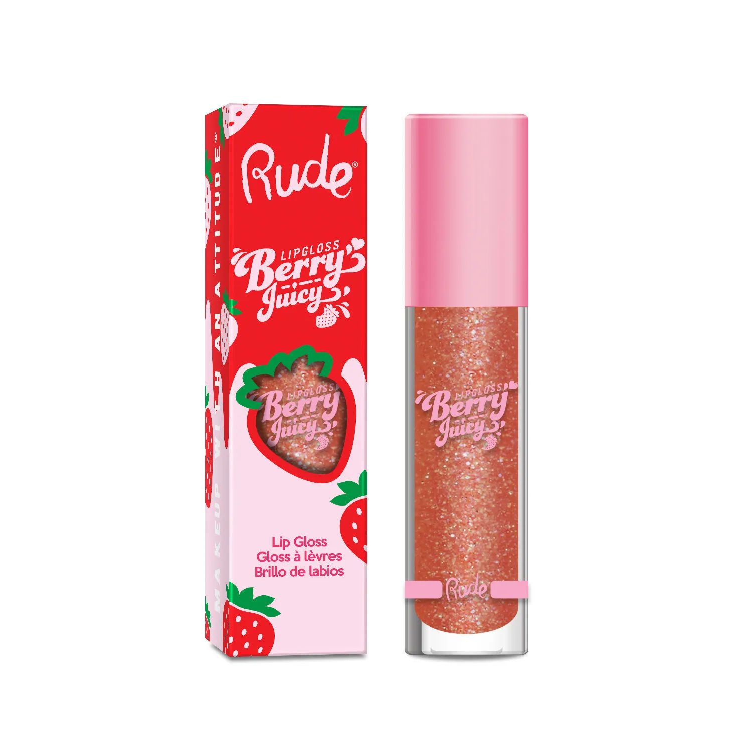 Rude Cosmetics Berry Juicy Lip Gloss - Lovely