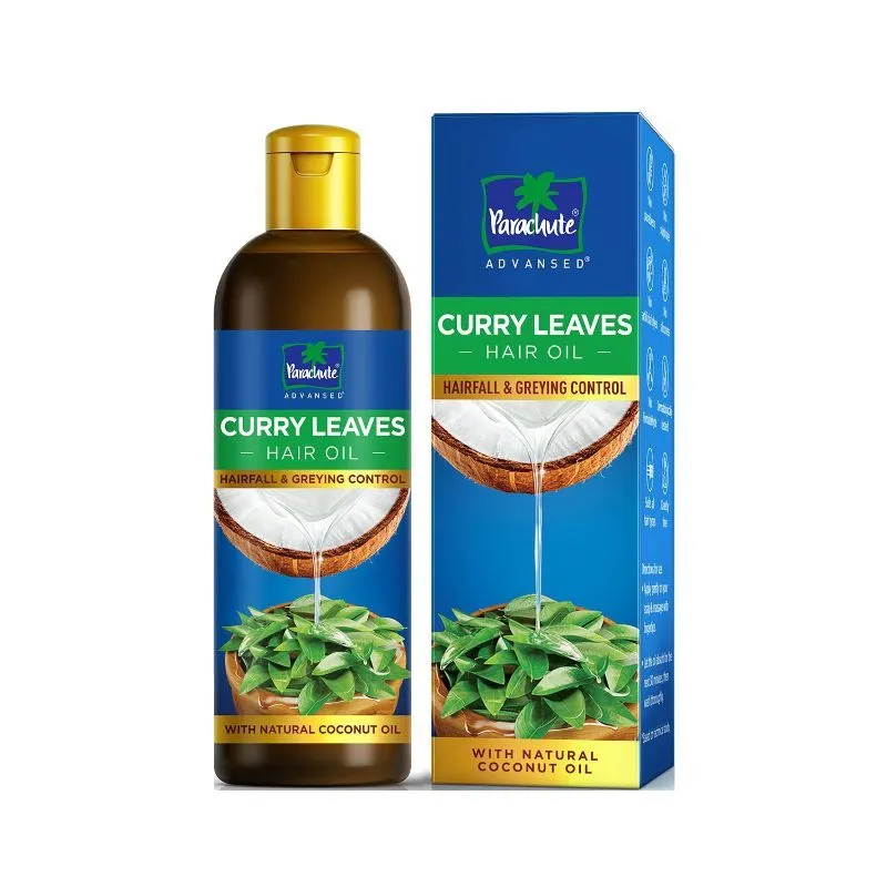 Parachute Advansed Curry Leaves Hair Oil For Hair Fall And Greying Control