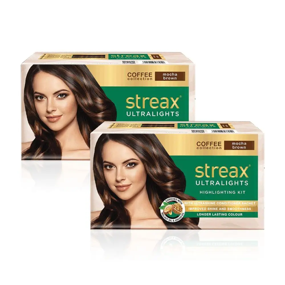 Streax Coffee Collection Ultralights Highlighting Kit - Mocha Brown Pack Of 2