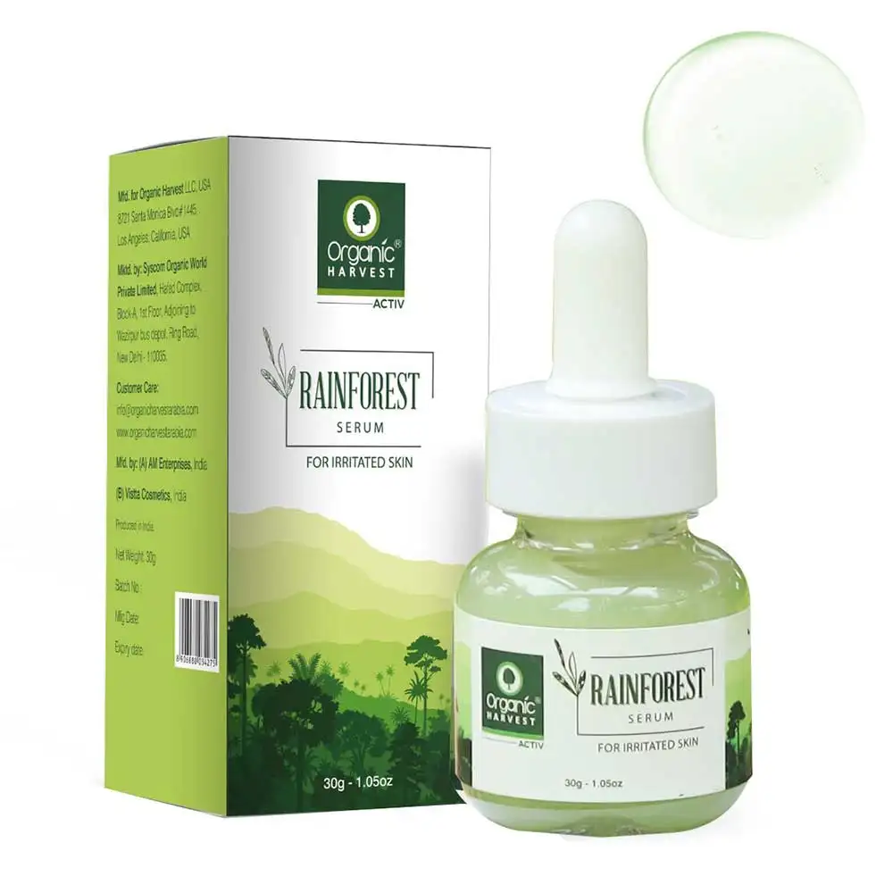 Organic Harvest Rainforest Serum,  30 g  for Irritated Skin