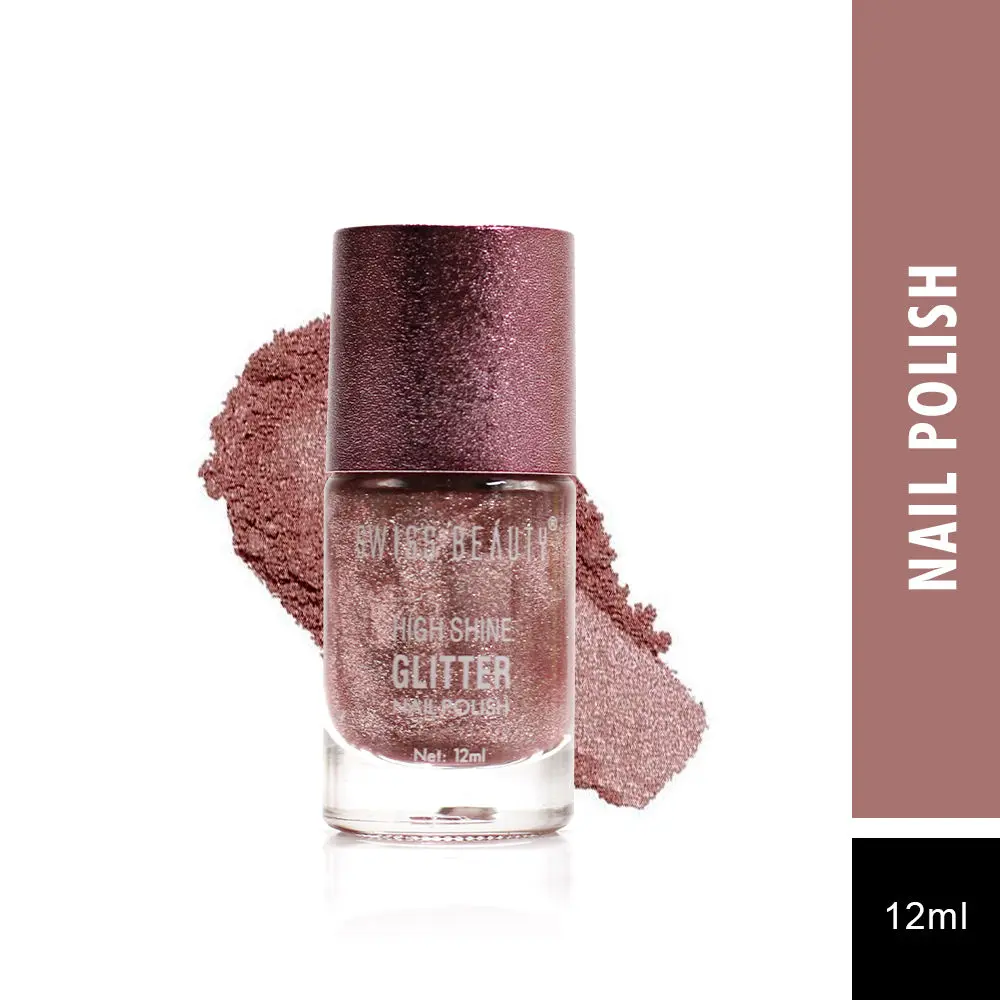 Swiss Beauty High Shine Glitter Nail Polish 2 (12 ml)