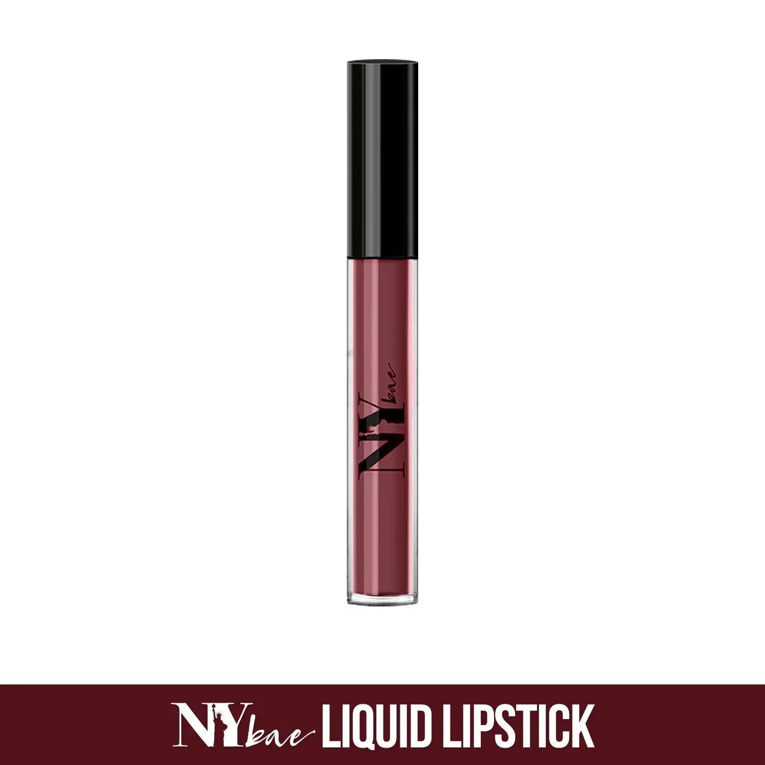 NY Bae Moisturizing Liquid Lipstick | Brown | Matte | Hydrating With Vitamin E - Lit As Times Square Ball 6 (2.7 ml)