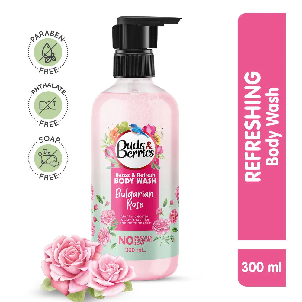 Buds & Berries Detox & Refresh Bulgarian Rose Body Wash