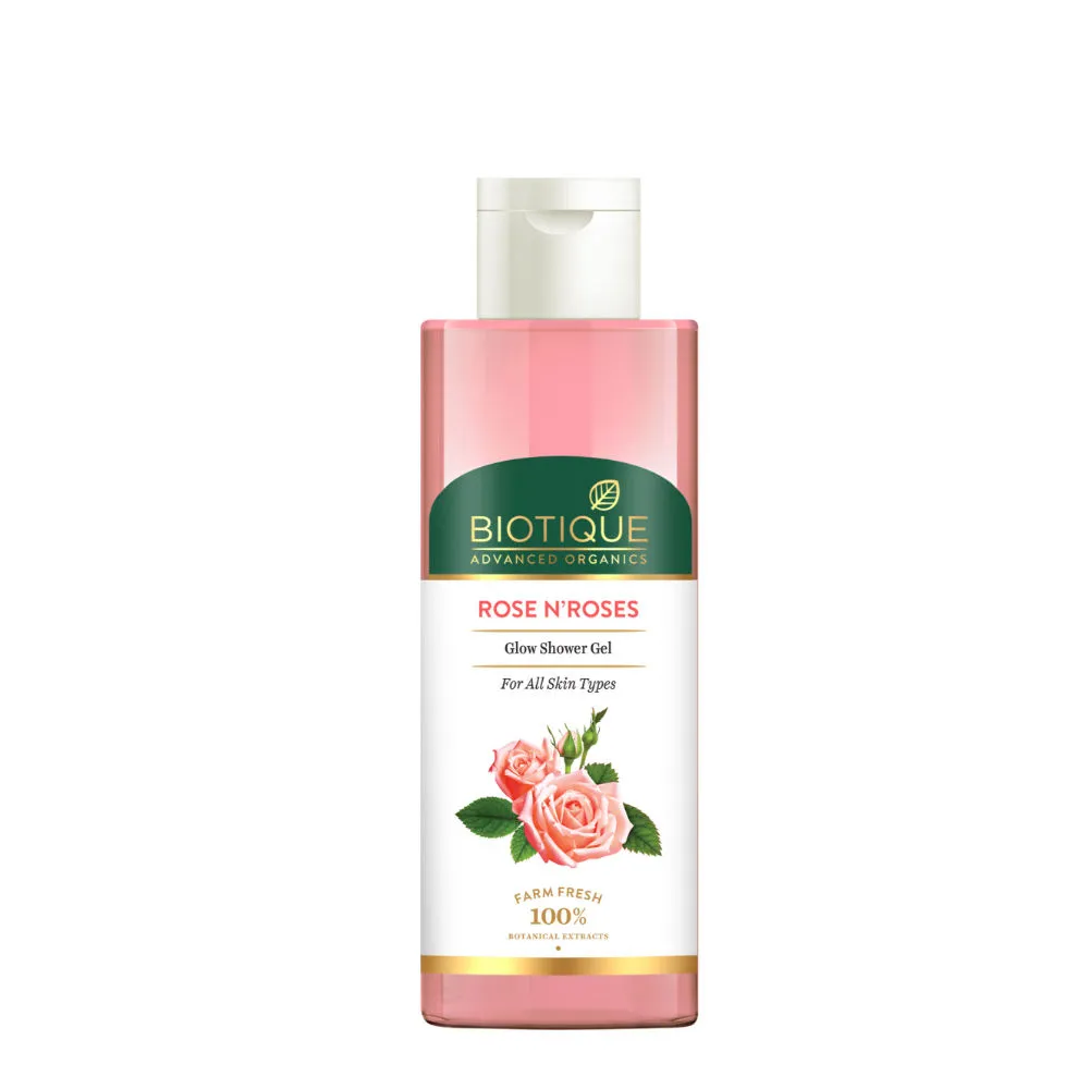 Biotique Advanced Organics Rose N'Roses Glow Shower Gel