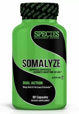 Somalyze, By Species Nutrition, Sleep Aid / Fat Burner, 90 Caps,