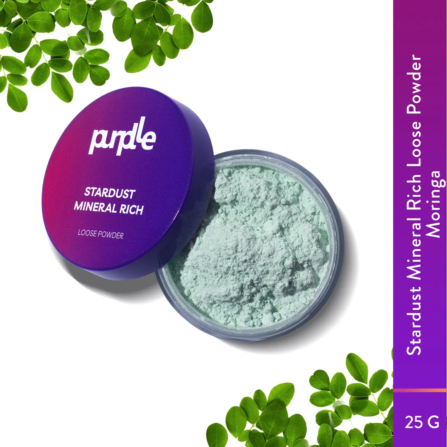 Purplle Stardust Mineral Rich Loose Powder - Moringa 4 (25gm)