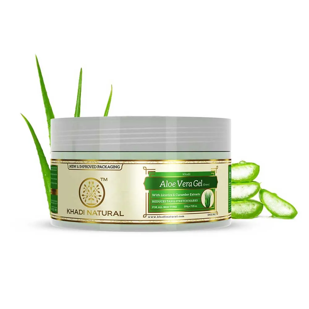 Khadi Natural Green Aloe Vera Facial Massage Gel