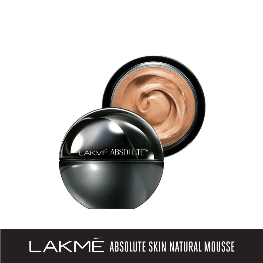 Lakme Absolute Skin Natural Mousse - Beige Honey 05 (25 g)