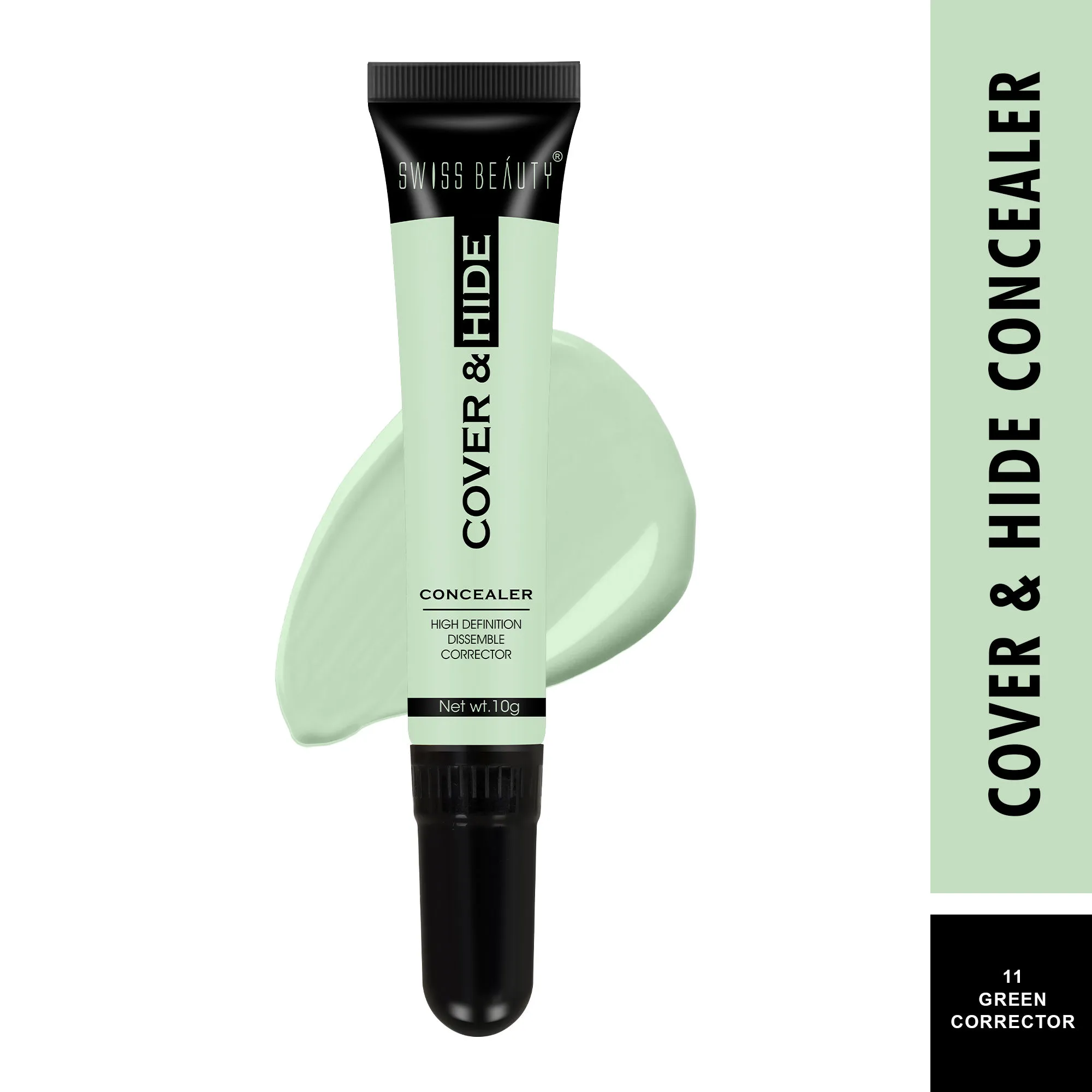 Swiss Beauty Cover & Hide Concealer - 11 Green Corrector