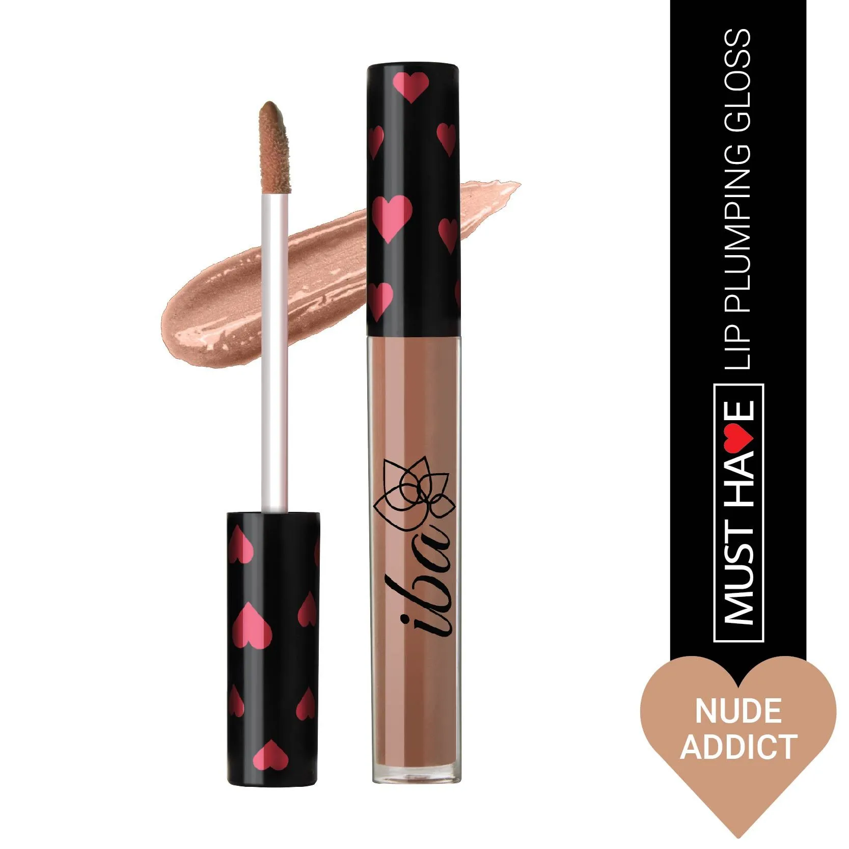 IBA Must Have Lip Plumping Gloss - Nude Addict