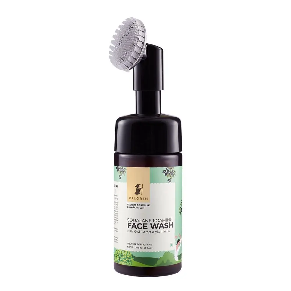 Pilgrim Squalane Foaming Face Wash with Kiwi & Vitamin B5