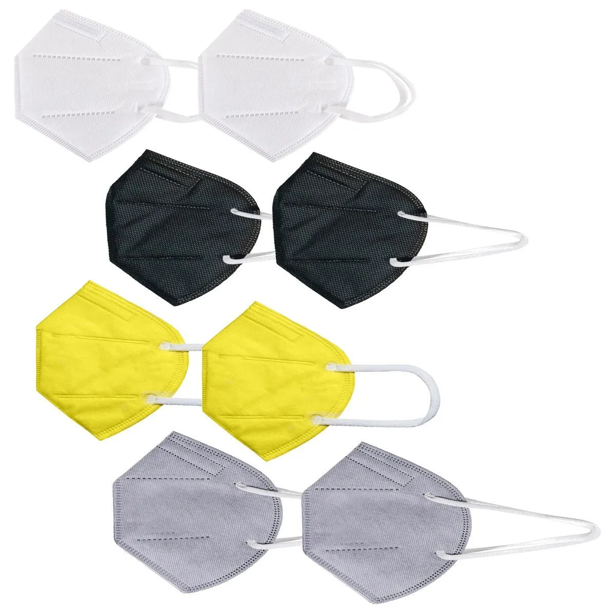 OOMPH Pack of 8 Kn95/N95 Anti-Pollution Reusable 5-Layer Mask