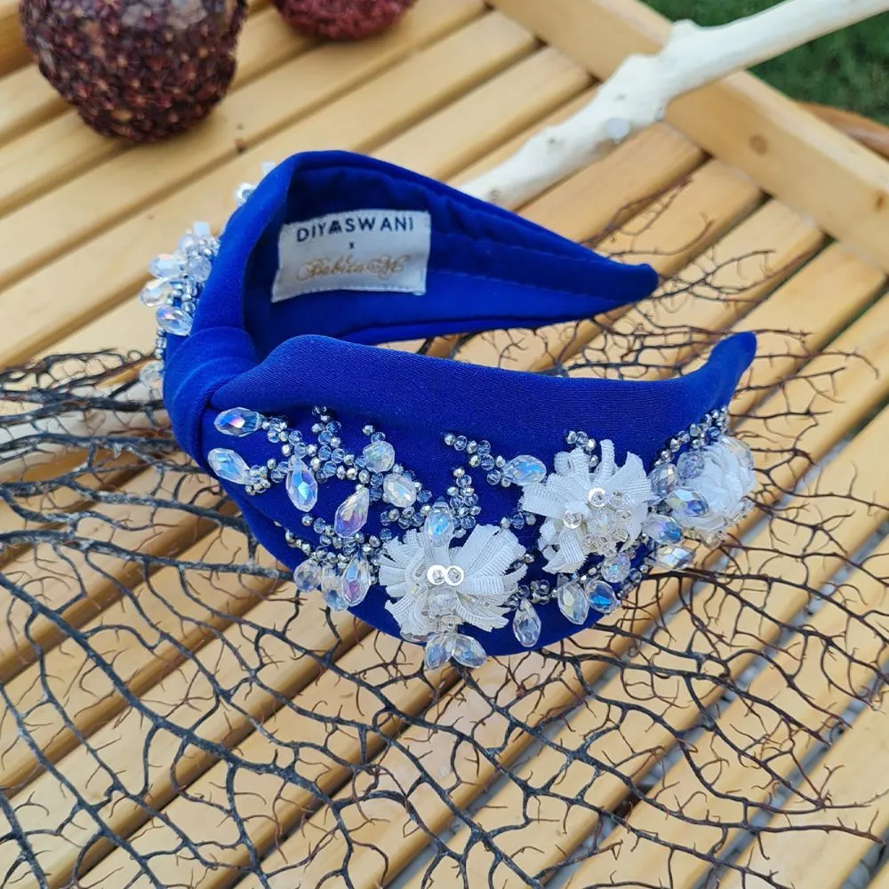 Diya Aswani Blue Collision Candy Hairband