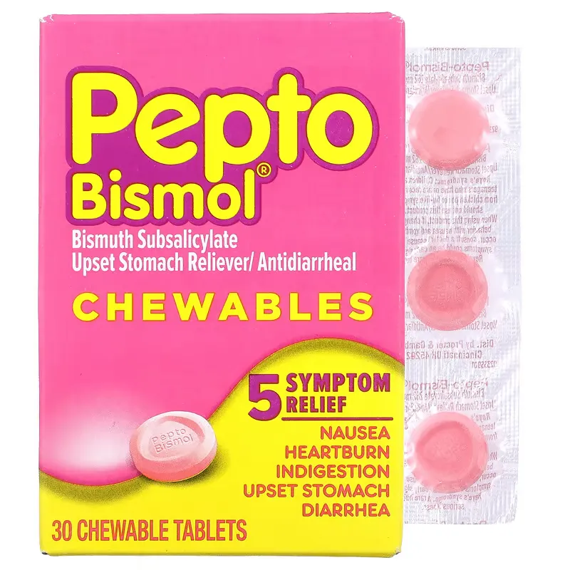 Pepto Bismol Chewables, 30 Chewable Tablets