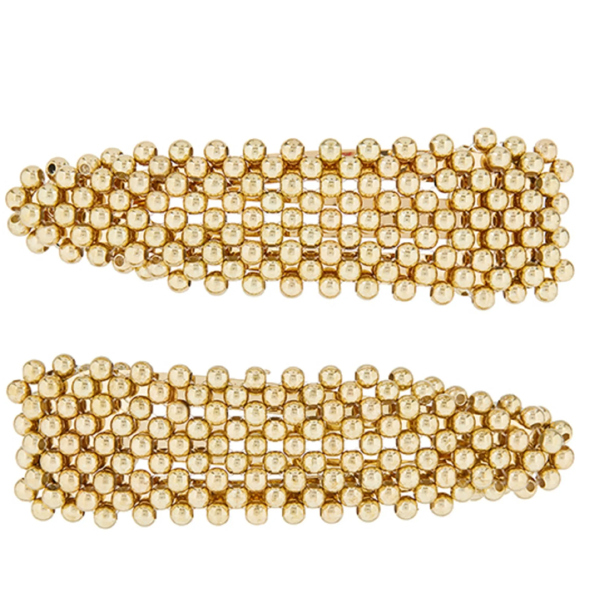 Accessorize London Metallic Bead Hair Clips