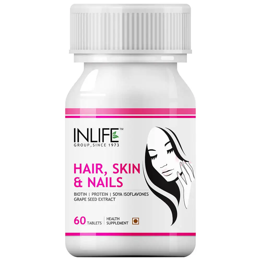 INLIFE Hair, Skin & Nails,  60 tablet(s)  Unflavoured