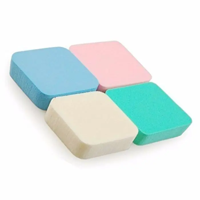 Bronson Professional 4 pc makeup sponge (color may vary)