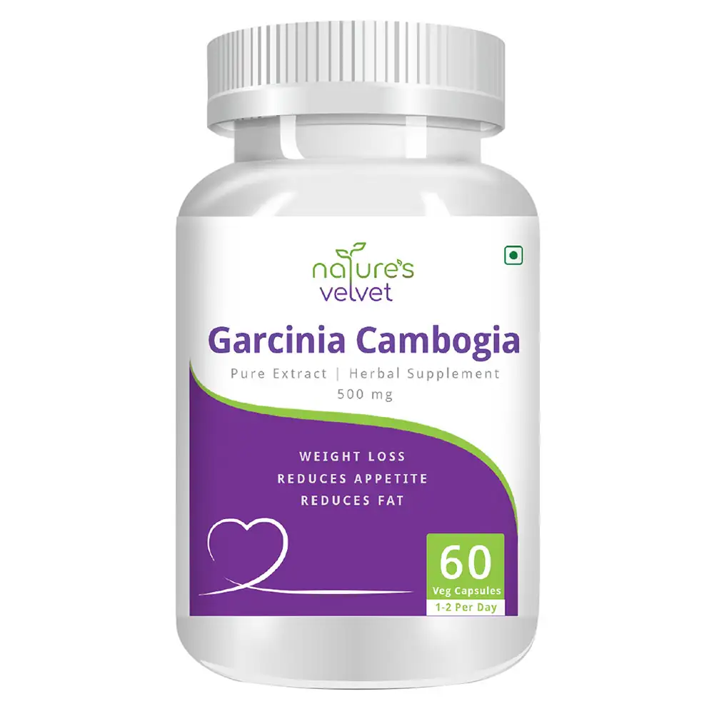 Natures Velvet Garcinia Cambogia Pure Extract (500 mg),  60 capsules