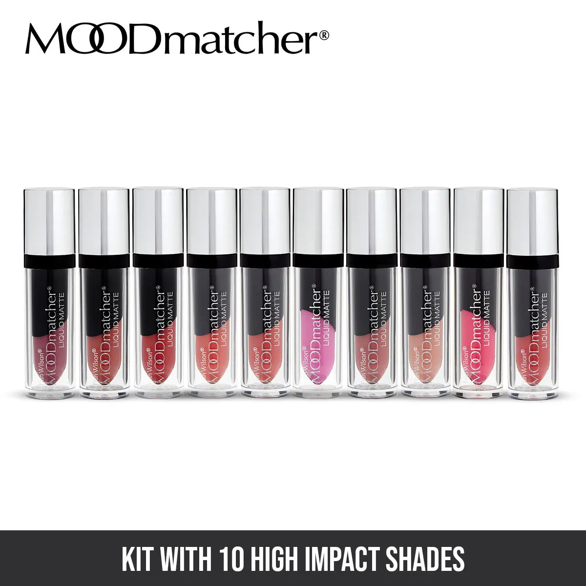 Fran Wilson Moodmatcher 10 Pcs Liquid Matte Collection