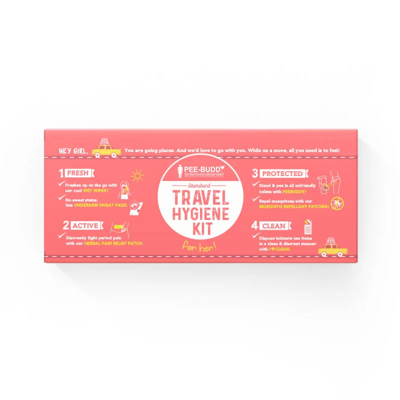 Peebuddy Standard Travel Hygiene Kit For Her