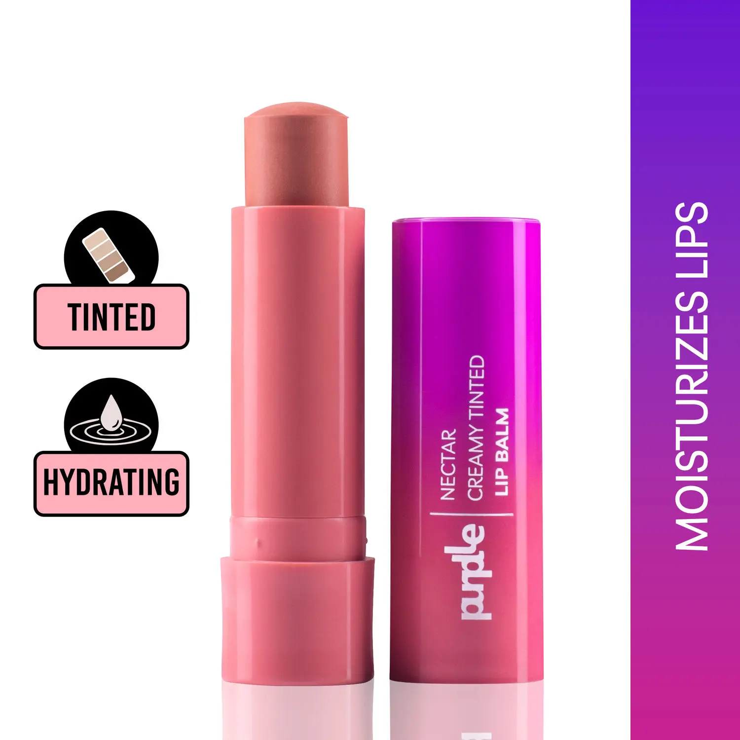 Purplle Nectar Creamy Tinted Lip Balm - Just Peachy 2 (4.8gm)