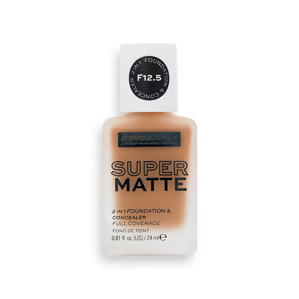 Makeup Revolution Relove Supermatte Foundation - F12-5