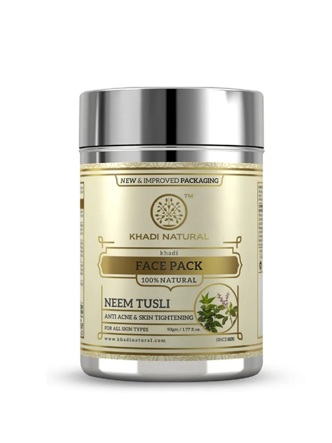 Khadi Natural Ayurvedic Neem Tulsi Face Pack (50 g)