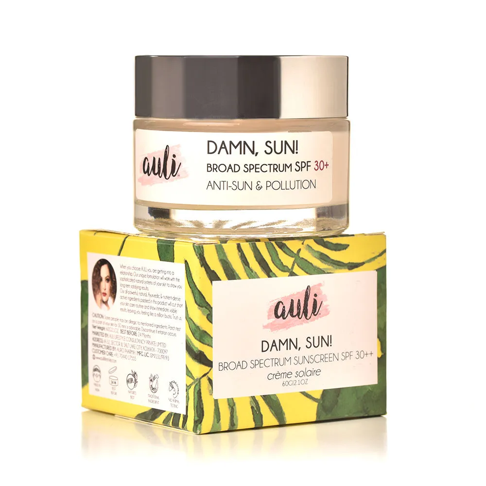 Auli Damn Sun! Broad Spectrum SPF 30+ Cream