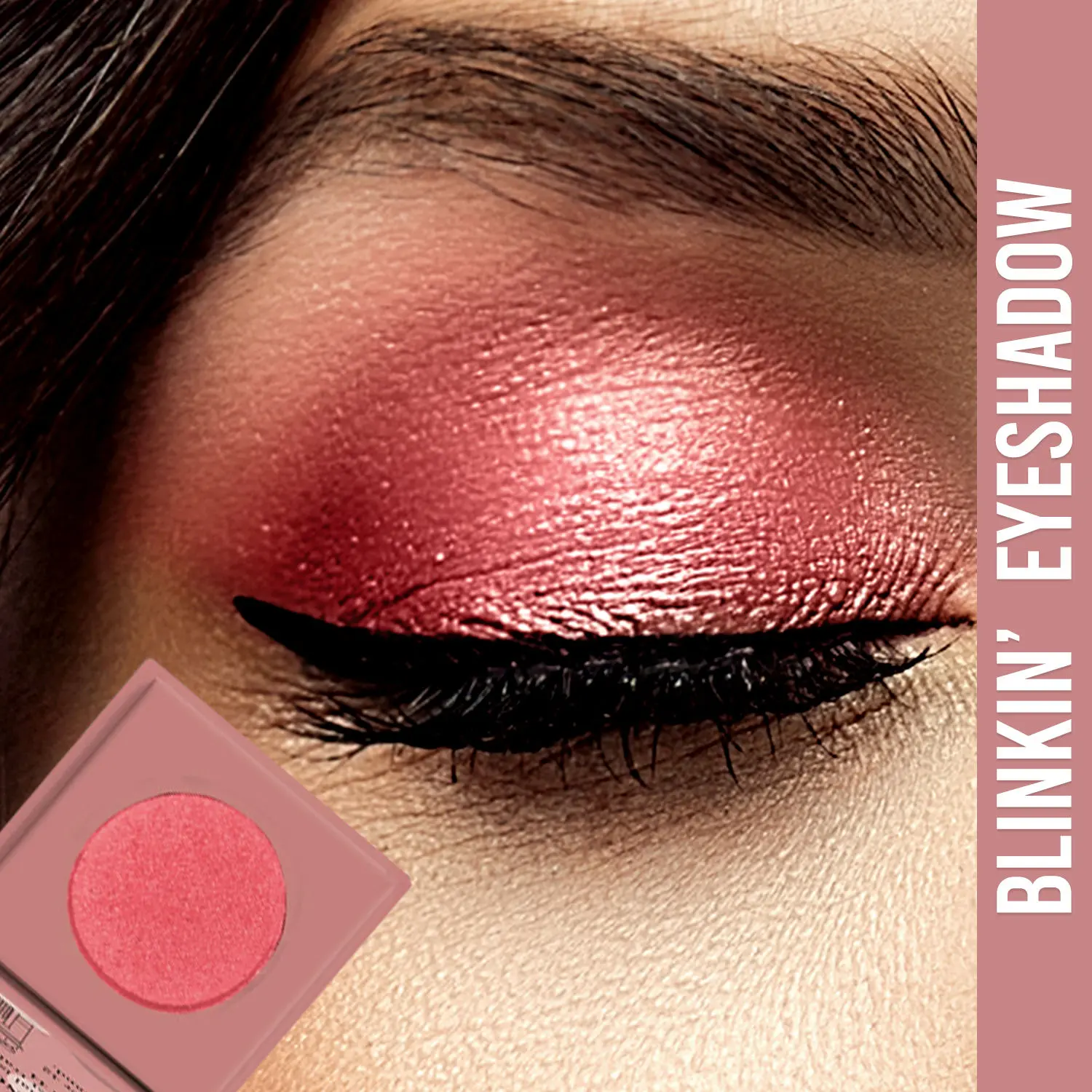 NY Bae Blinkin' Eyeshadow - Grand Terminal 13 (1.2 g) | Pink | Single Eyeshadow | Shimmer Finish | High Colour Payoff | Long lasting | Lightweight