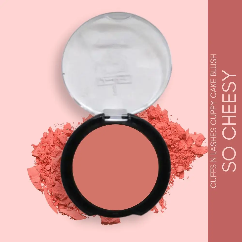 Cuffs N Lashes Cuppy Cake Blush, So Cheesy