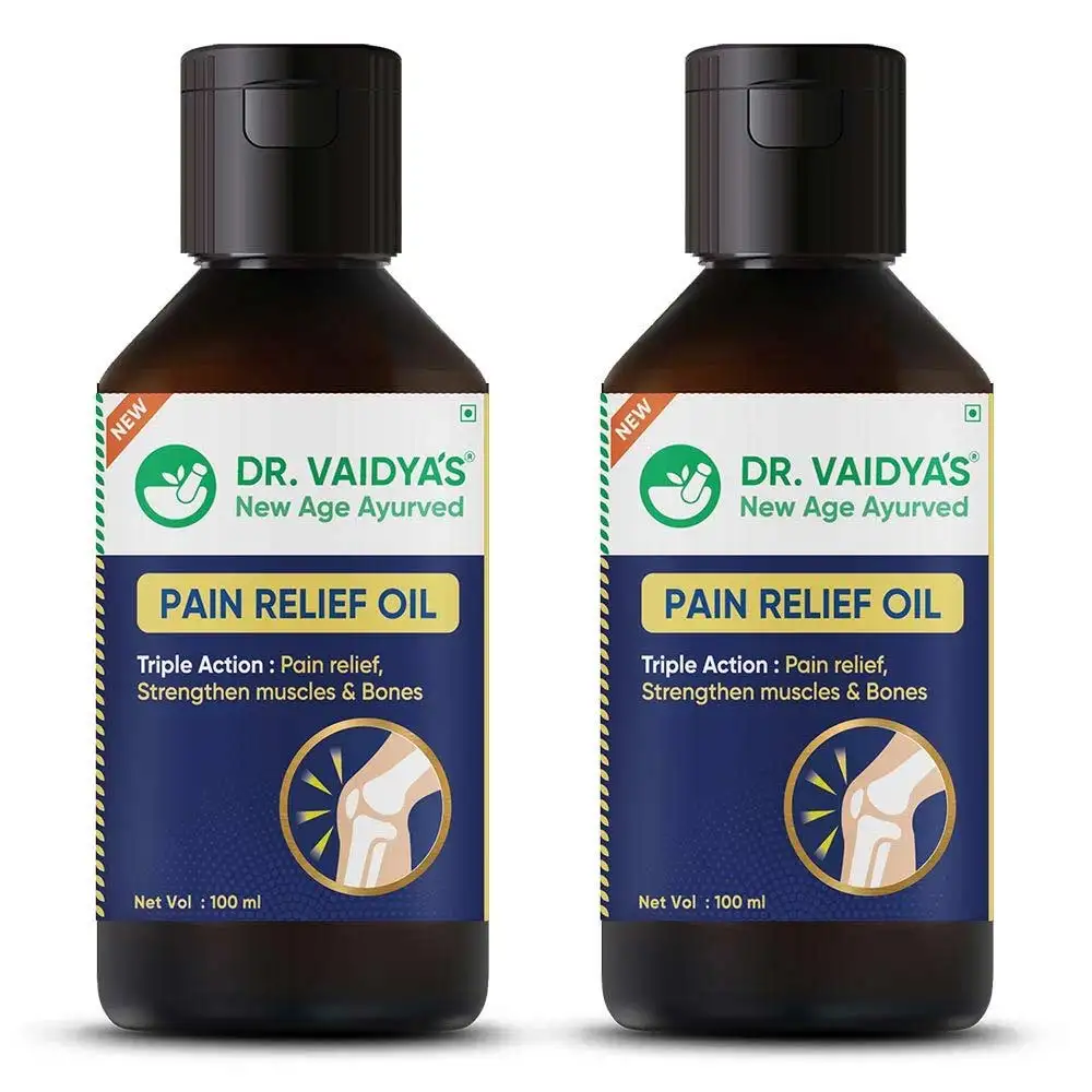 Dr. Vaidya's Pain Relief Oil (Pack of 2),  100 ml