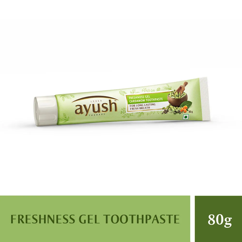 Lever Ayush Freshness Gel Cardamom Toothpaste