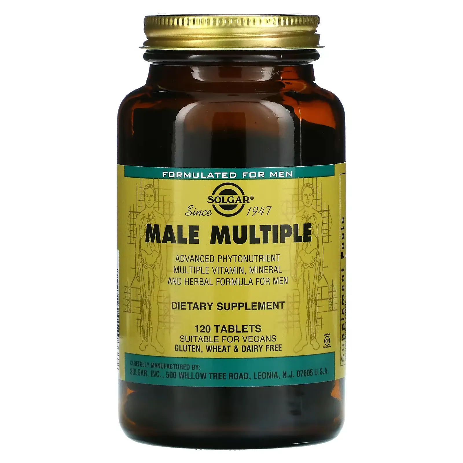 Male Multiple, 120 Tablets