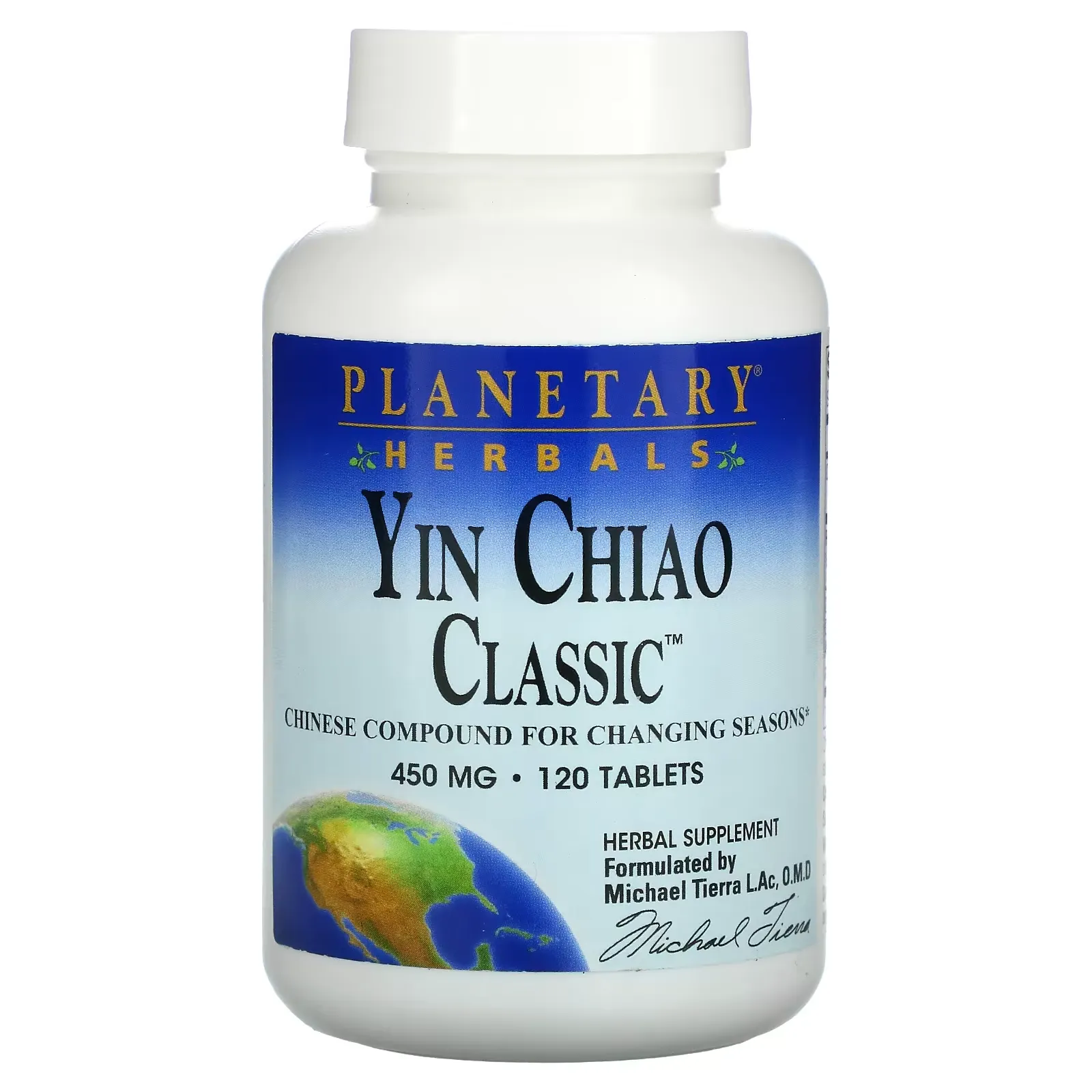 Yin Chiao Classic, 450 mg, 120 Tablets