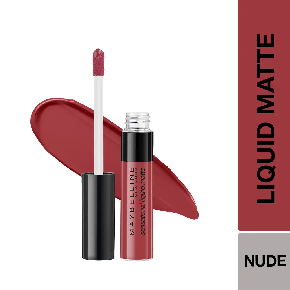 Maybelline New York Sensational Liquid Matte Lipstick 08, Sensationally Me, 7G.