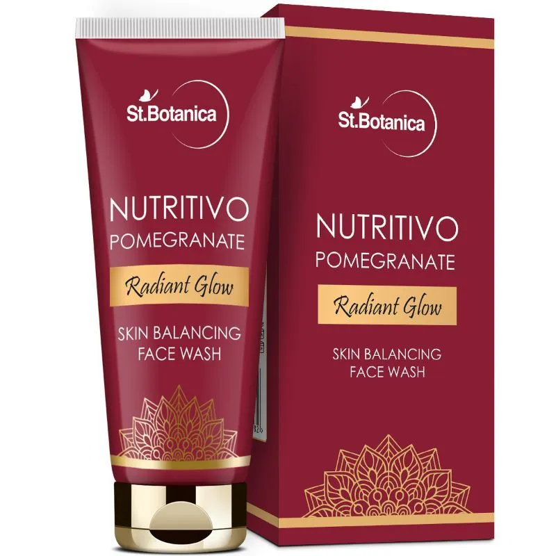 St.Botanica Pomegranate Radiant Glow Skin Balancing Face Wash