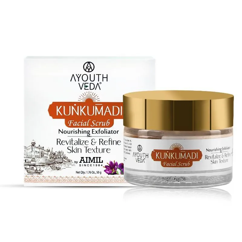 Ayouthveda Kunkumadi Facial Face Scrub For Skin Brightening